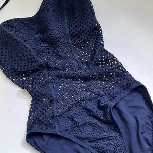 Robin Piccone Navy One Piece Swimsuit
